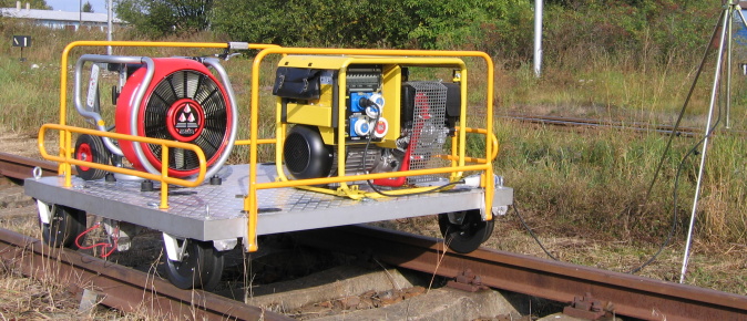 Ruční kolejový vozík 500 kg